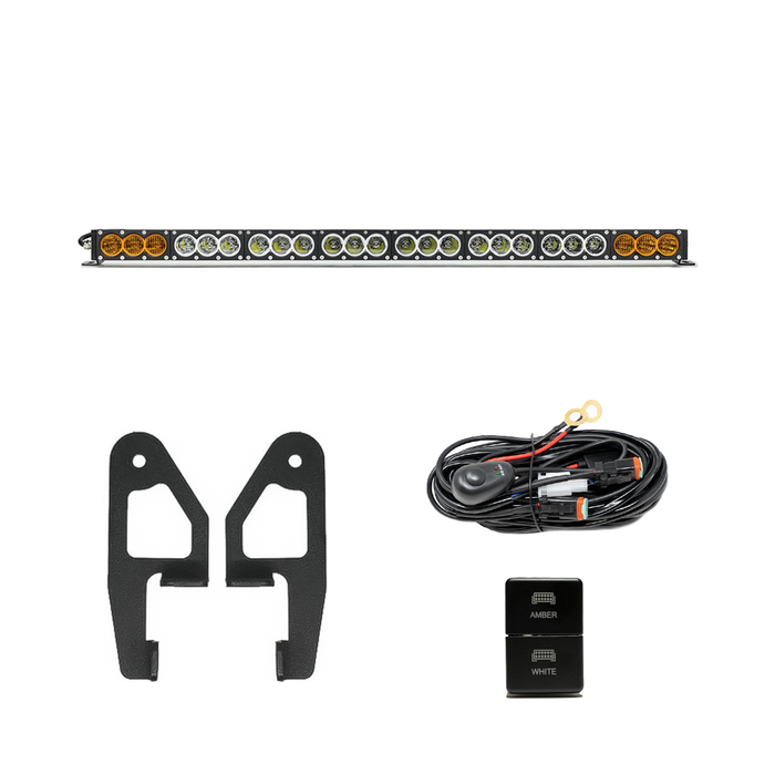 Cali Raised Premium Roof Rack Front Light Bar Kit For Tacoma (2005-2023)