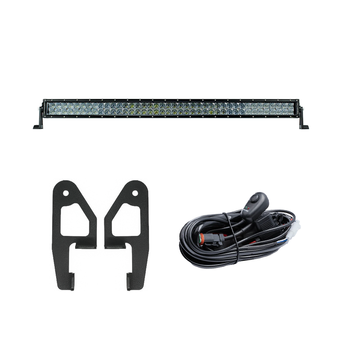 Cali Raised Premium Roof Rack Front Light Bar Kit For Tacoma (2024-Current)