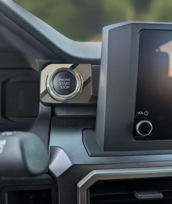 Vinyl Garage Start/Stop Button Overlay For Tacoma (2024-Current)