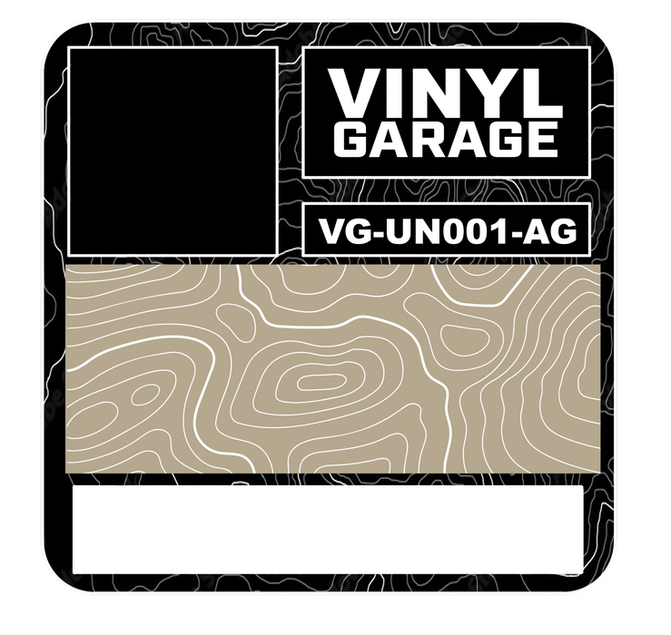 Vinyl Garage Glove Box Keyhole Cover (2016-Current)