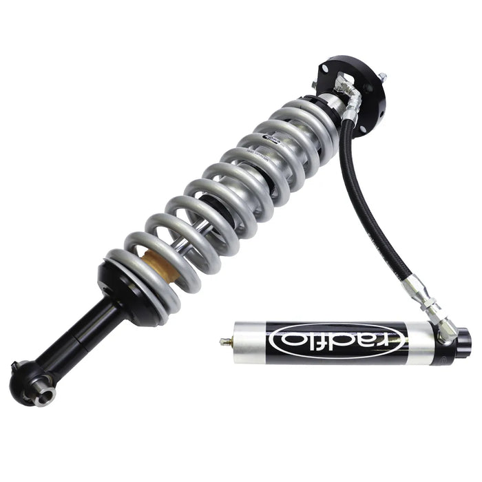 Radflo OE Replacement 2.5 Front Coilover Kit Compression Adjuster Reservoir 2" Lift For Tacoma (2024-Current)