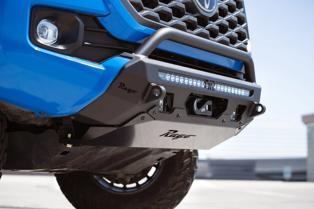 Rago Fabrication Center Mount Winch Front Bumper For Tacoma (2016-2023)