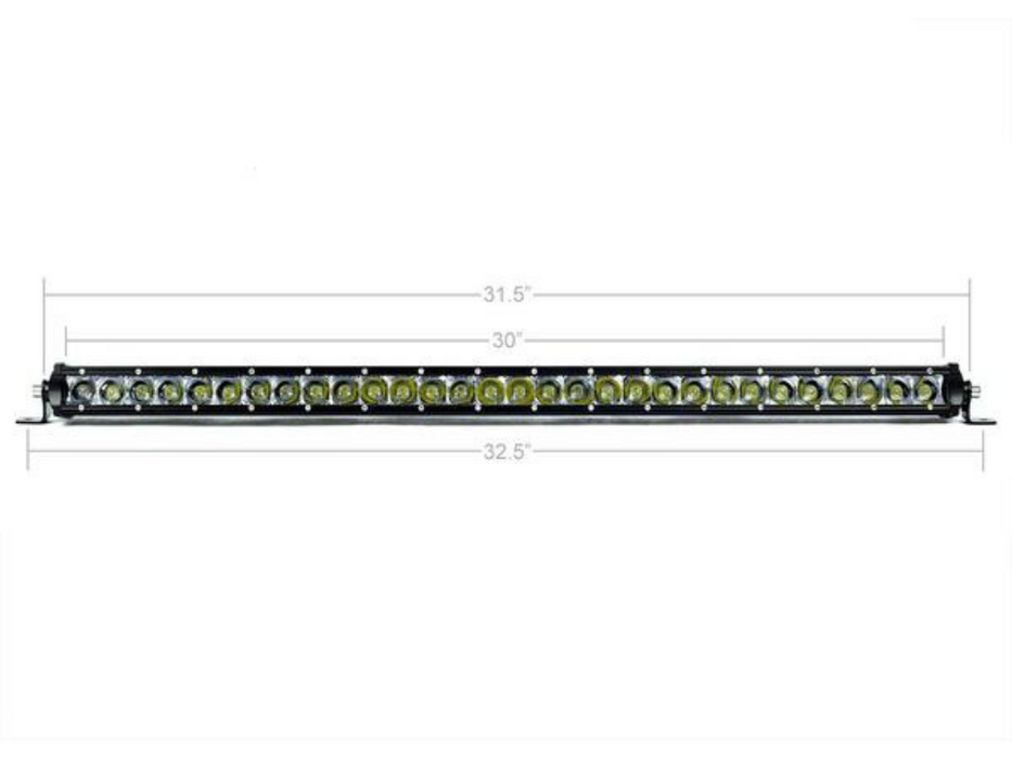 Cali Raised 32" Lower Bumper Flush Slim Light Bar Kit For Tacoma (2016-2023)