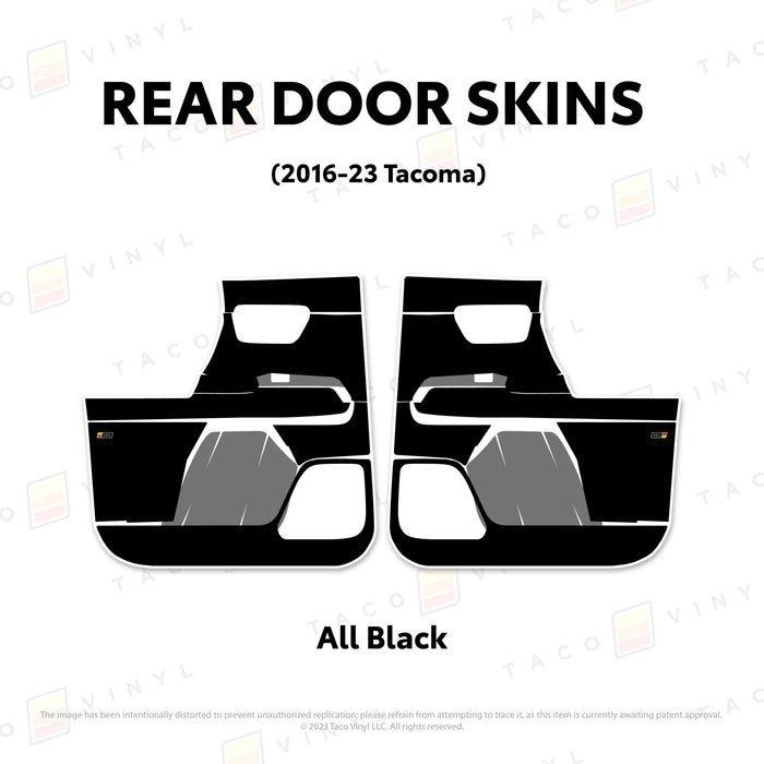 Taco Vinyl Door Skins For Tacoma (2016-2023)