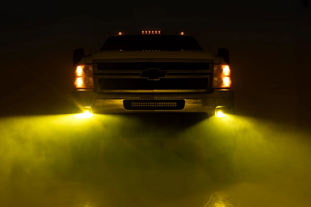 Rough Country - Black Series LED Light Pair- 2 inch - SAE Fog - 70907 Rough Country - Black Series LED Light Pair- 2 inch - SAE Fog - 70907