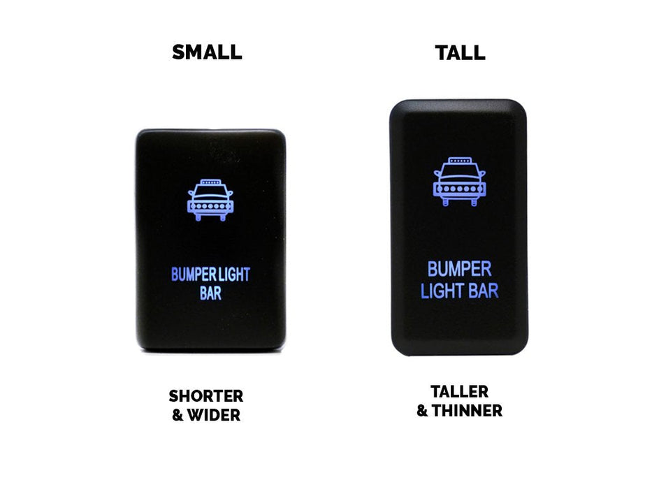 Cali Raised 32" Lower Bumper Flush LED Light Bar Brackets Kit For Tacoma (2005-2023)
