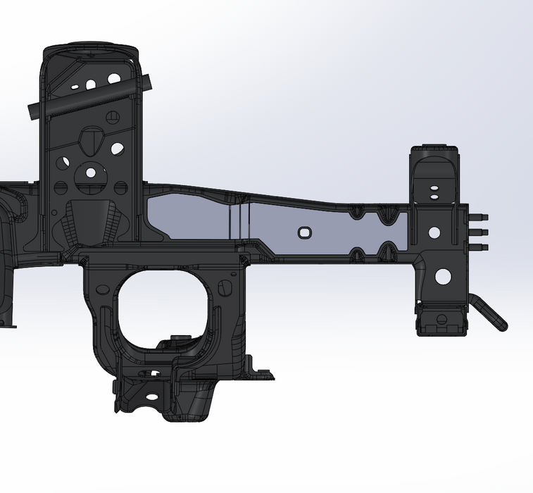 DRT Fabrication Front Frame Gussets For Tacoma (2016-2023)
