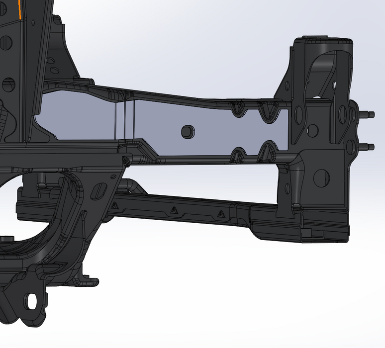 DRT Fabrication Front Frame Gussets For Tacoma (2016-2023)