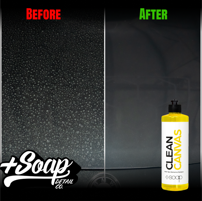 Plus Soap Clean Canvas | Car Wash Soap (Waterspot Remover)