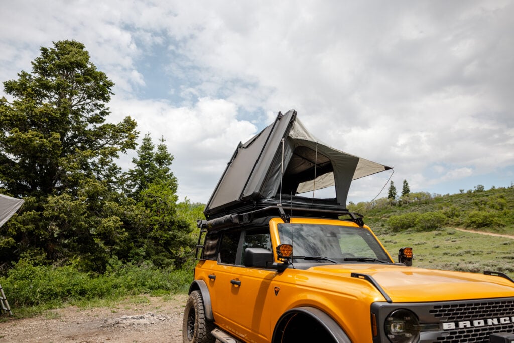 smittybilt tent Smittybilt Aluminum Side Opening RTT — Tacoma Lifestyle