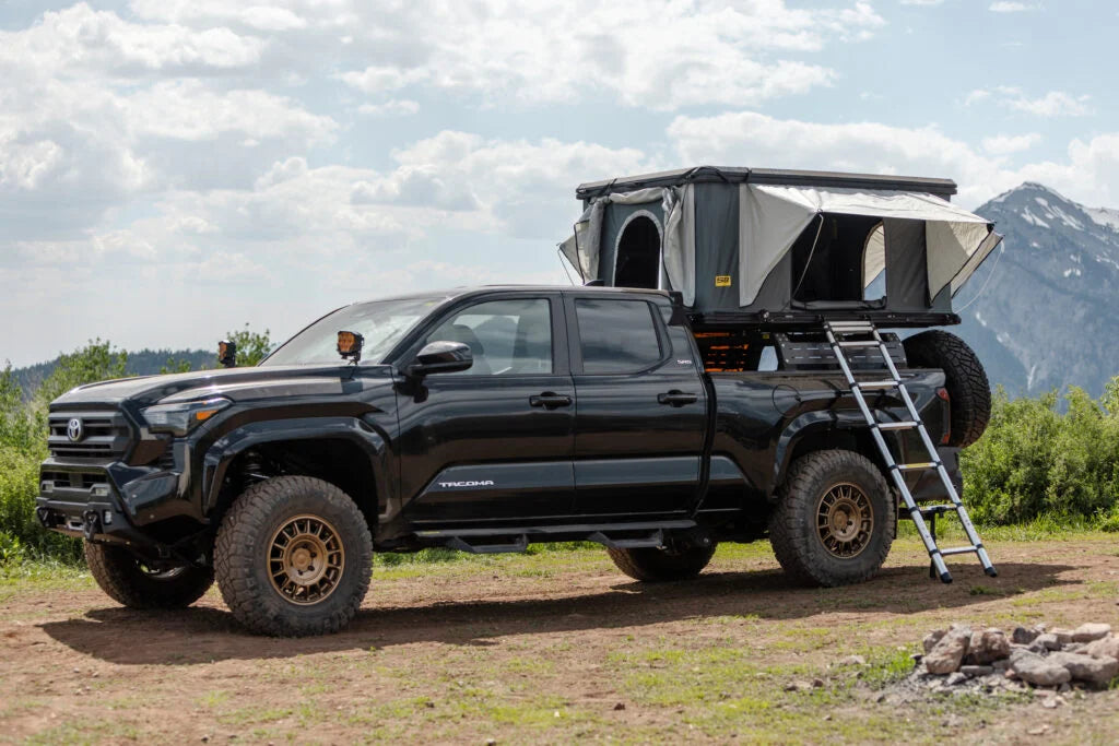 Smittybilt Angular Drop Steps Textured Black For Tacoma (2024-Current)
