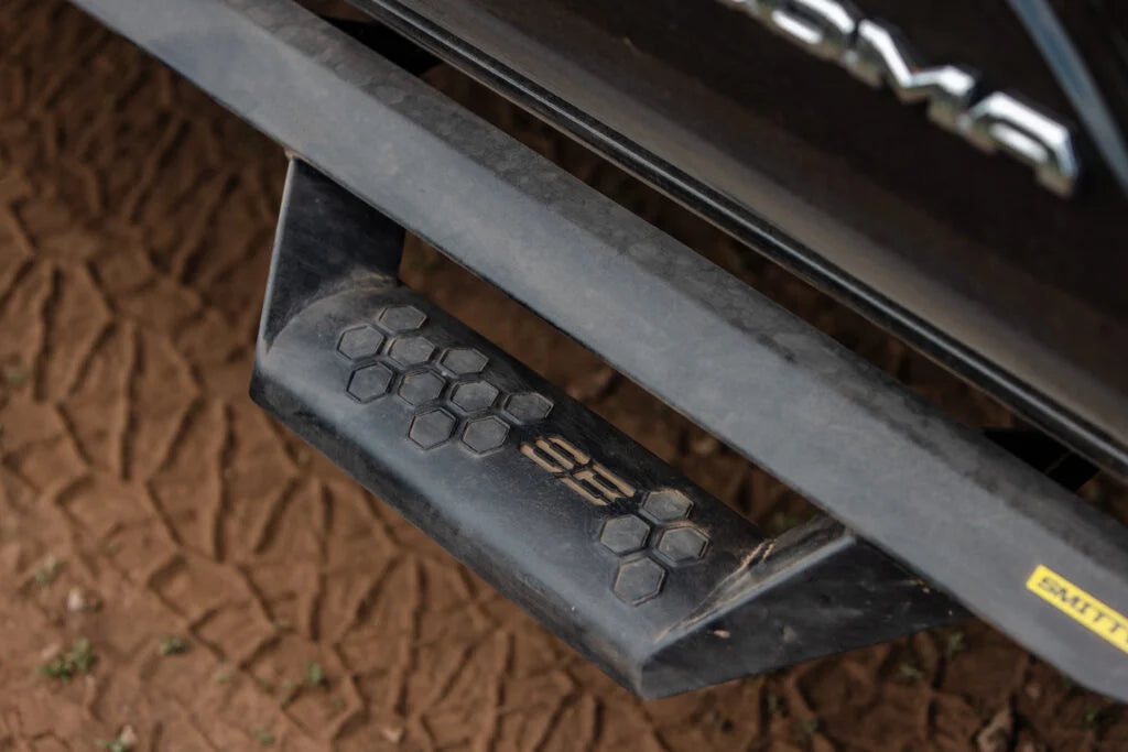 Smittybilt Angular Drop Steps Textured Black For Tacoma (2024-Current)