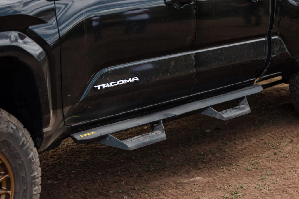 Smittybilt Angular Drop Steps Textured Black For Tacoma (2024-Current)