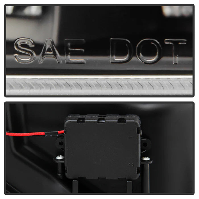 Spyder Apex Black Multi-Beam LED Headlights for Tacoma Halogen W/LED DRL (2016–2022)