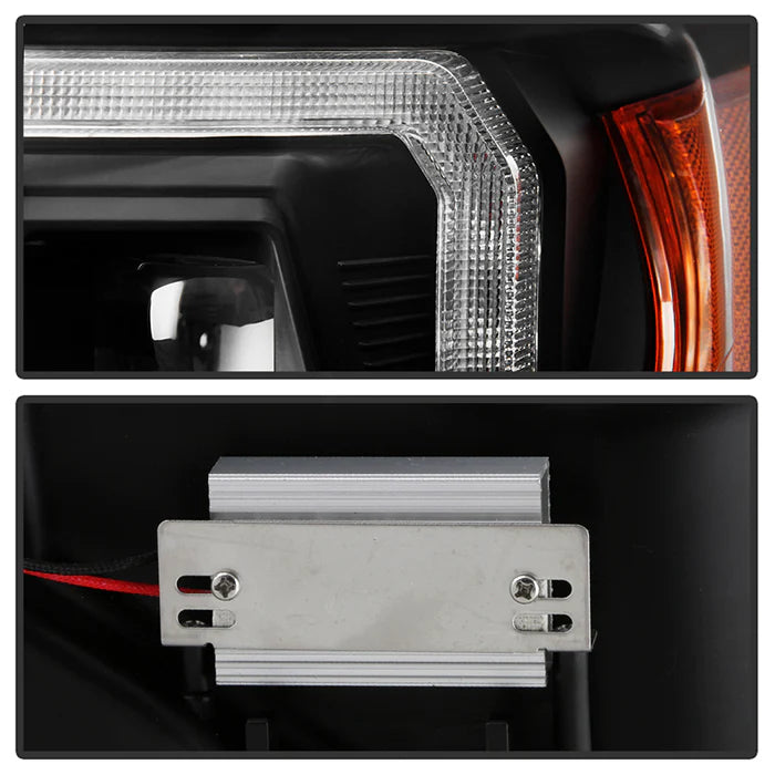 Spyder Apex Black Multi-Beam LED Headlights for Tacoma Halogen W/O LED DRL (2016–2022)