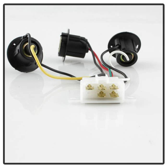 Spyder Black Euro Style Tail Lights for Tacoma (1995-2000)