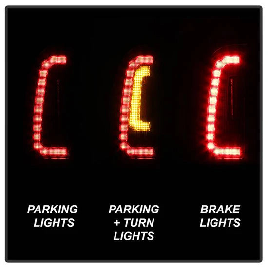 Spyder Black LED Tail Lights for Tacoma (2005-2015)