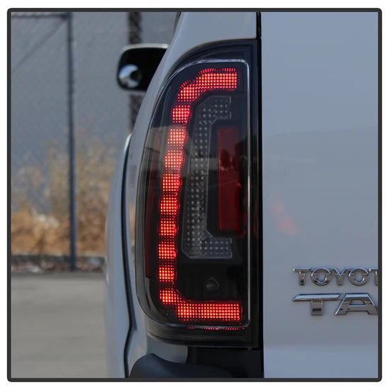 Spyder Black LED Tail Lights for Tacoma (2005-2015)