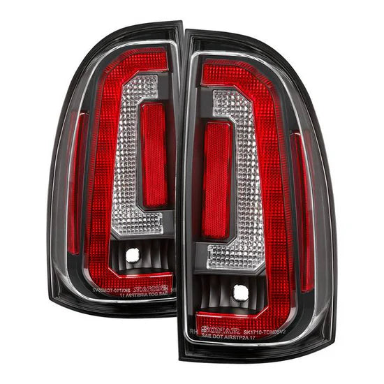 Spyder Black LED Tail Lights for Tacoma (2005-2015)