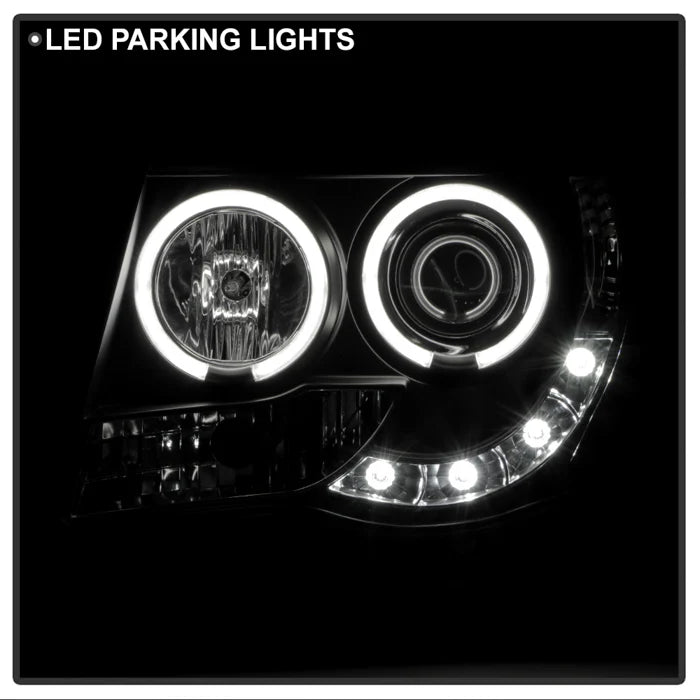 Spyder Black Projector Headlights W/ CCFL Halo LED for Tacoma (2005-2011)