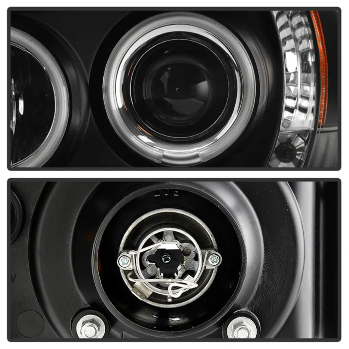 Spyder Black Projector Headlights W/ CCFL Halo LED for Tacoma (2005-2011)
