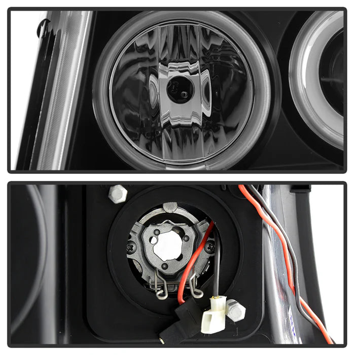 Spyder Black Projector Headlights W/ CCFL Halo LED for Tacoma (2005-2011)