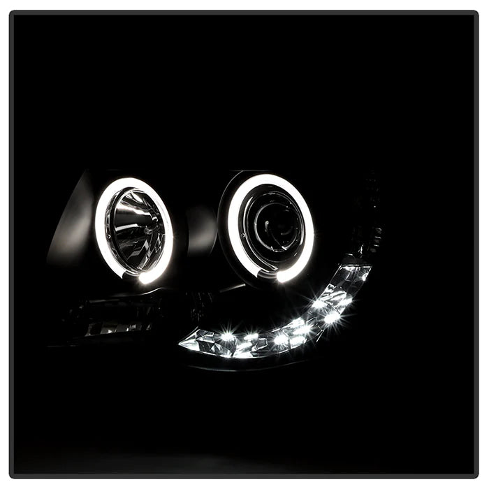 Spyder Black Projector Headlights W/ Halo LED for Tacoma (2005-2011)