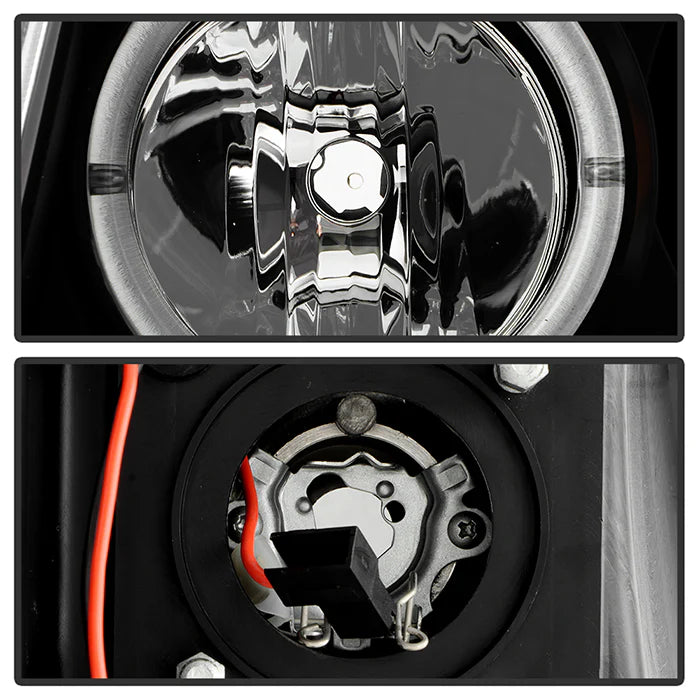 Spyder Black Projector Headlights W/ Halo LED for Tacoma (2005-2011)