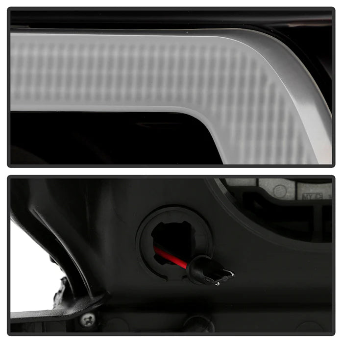 Spyder Black Projector Headlights W/LED Turn Signal for Tacoma halogen W/LED DRL(2016–2022)