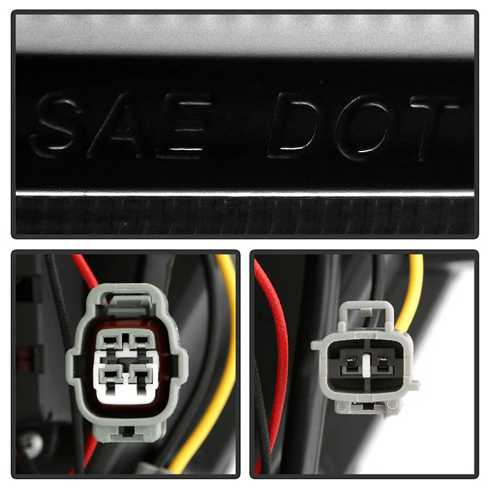 Spyder Black Projector Headlights W/LED Turn Signal for Tacoma halogen W/LED DRL(2016–2022)