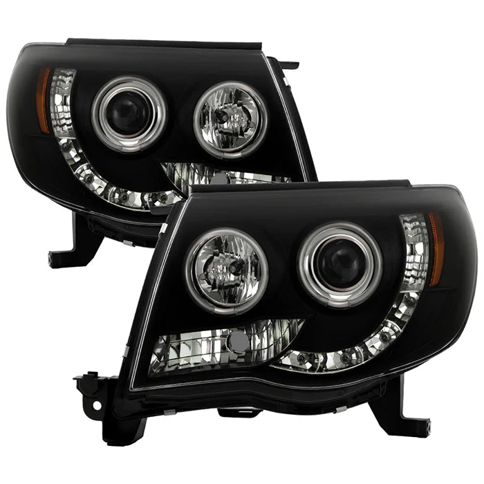Spyder Black Smoke Projector Headlights W/ CCFL Halo LED for Tacoma (2005-2011)