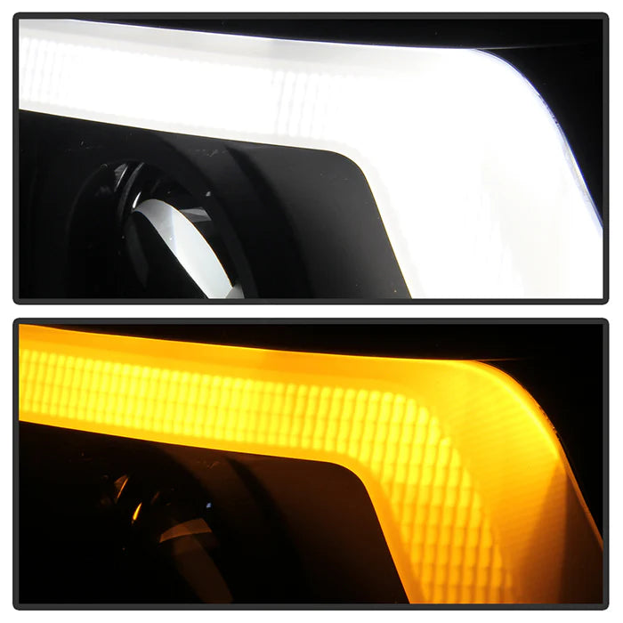 Spyder Black Smoke Projector Headlights for Tacoma Halogen W/O LED DRL (2016–2022)