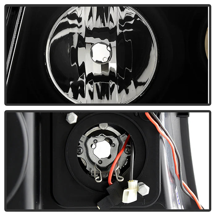 Spyder Black Smoke V2 Projector Headlights W/DRL Light Bar for Tacoma (2005-2011)