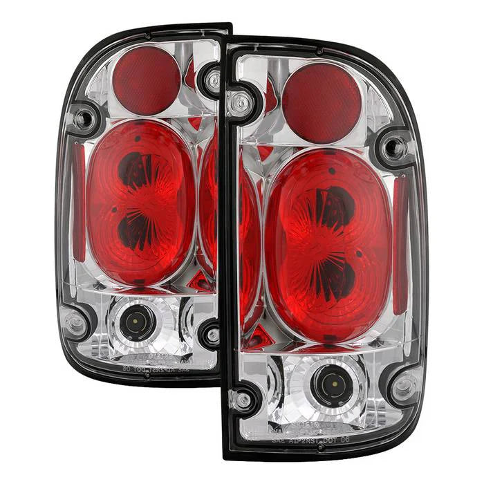 Spyder Chrome Euro Style Tail Lights for Tacoma (1995-2000)