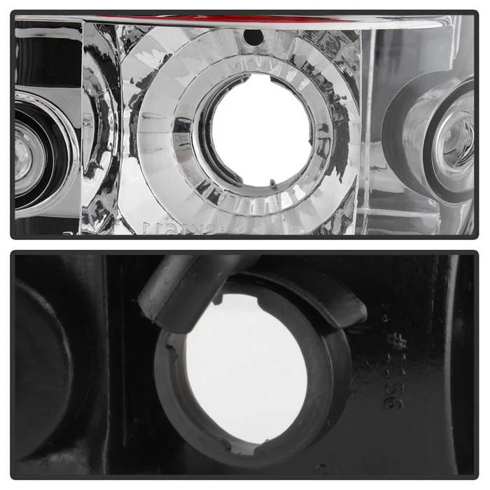 Spyder Chrome Euro Style Tail Lights for Tacoma (2001-2004)