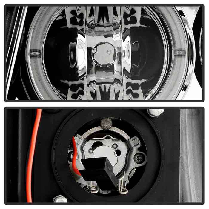 Spyder Chrome Projector Headlights W/ Halo LED for Tacoma (2005-2011)