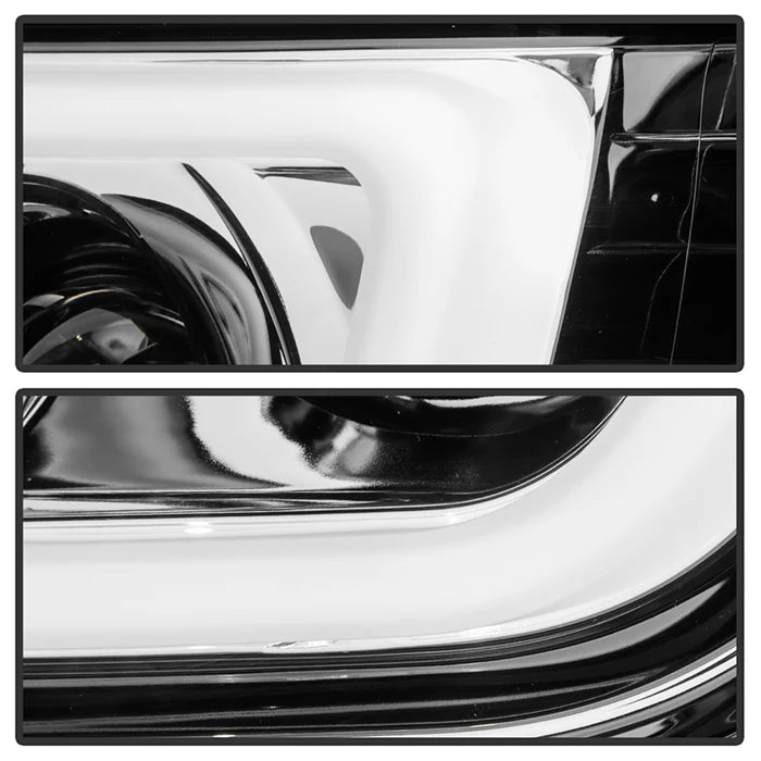 Spyder Chrome V2 Projector Headlights W/DRL Light Bar for Tacoma (2005-2011)