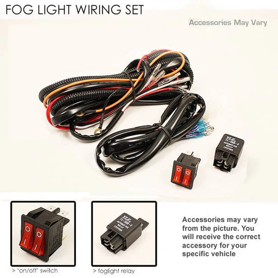 Spyder Halo Projector Smoked Fog Lights for Tacoma (2012-2015)