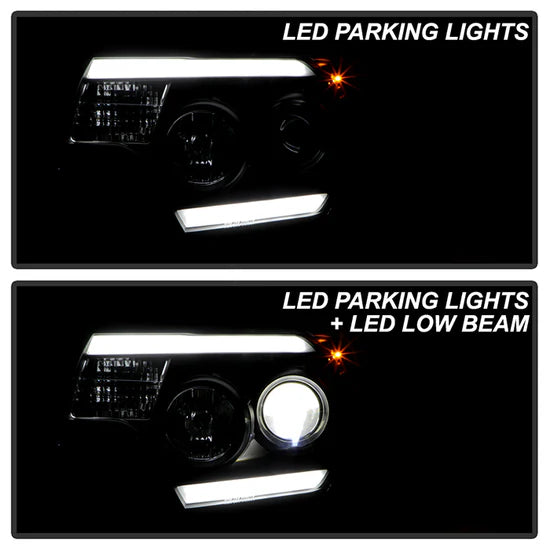 Spyder Platinum High-Power LED Module Head Lights for Tacoma (2012-2015)
