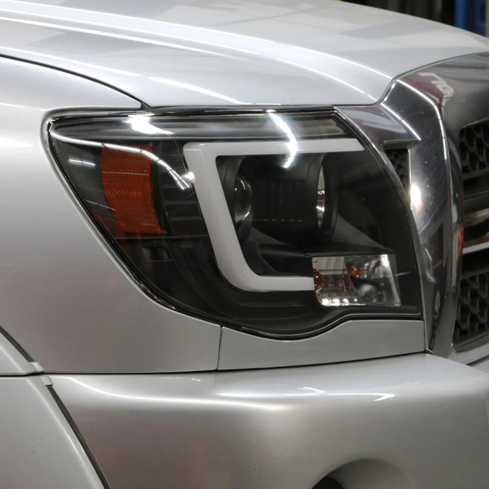 Spyder Platinum Version 2 Black LED Headlight for Tacoma (2005-2011)