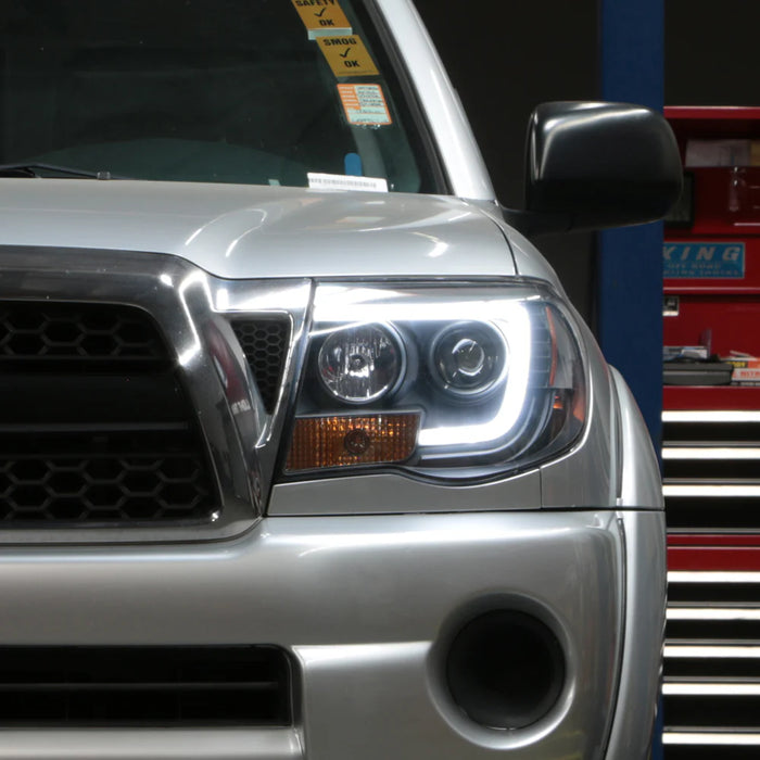 Spyder Platinum Version 2 Black LED Headlight for Tacoma (2005-2011)