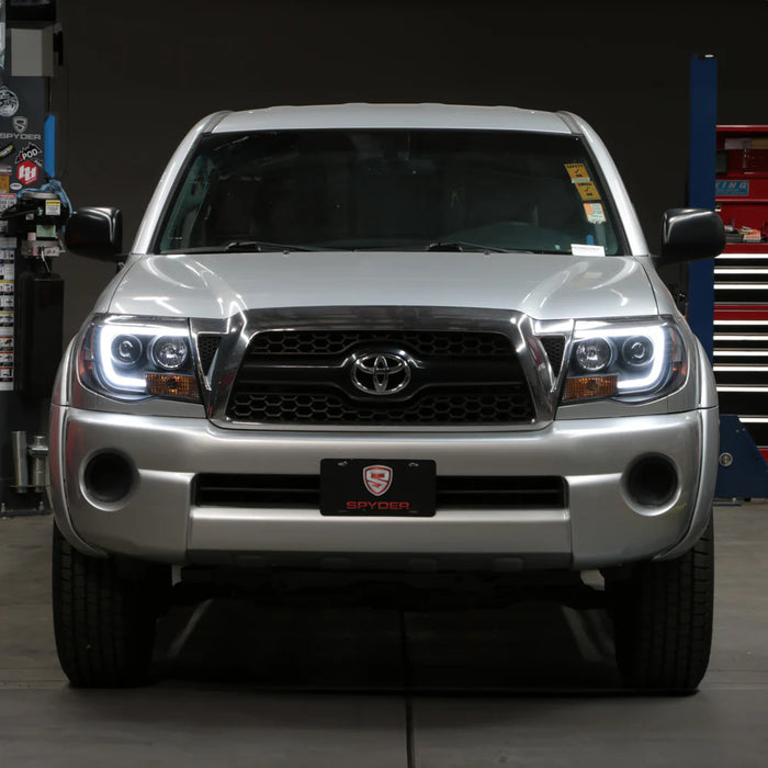Spyder Platinum Version 2 Black LED Headlight for Tacoma (2005-2011)