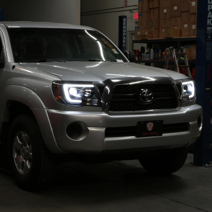 Spyder Platinum Version 2 Black LED Headlight for Tacoma (2005-2011)