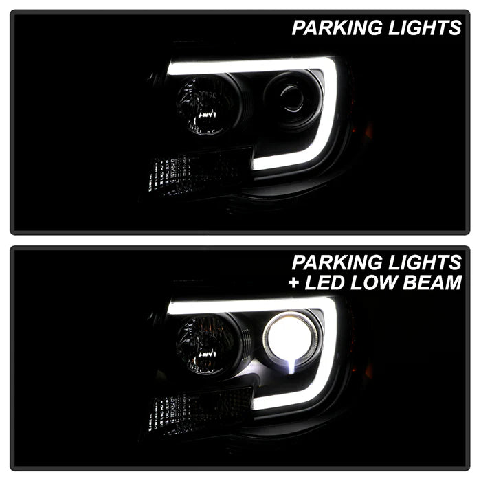 Spyder Platinum Version 2 Black LED Headlight for Tacoma (2005-2011)
