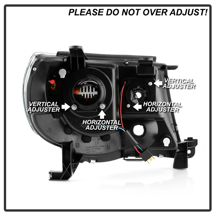 Spyder Platinum Version 2 Black LED Headlight for Tacoma (2005-2011)