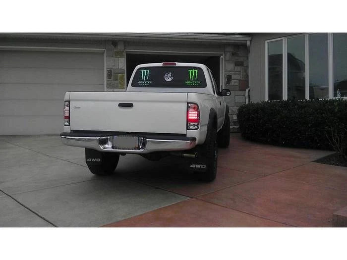 Spyder Red Clear LED Tail Lights for Tacoma (2001-2004)