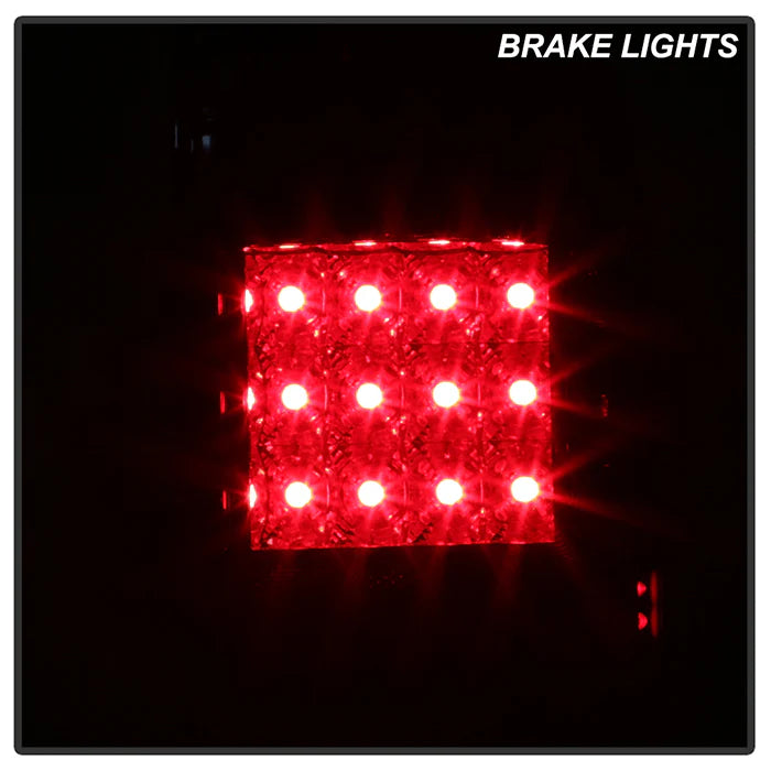 Spyder Red Smoke LED Tail Lights for Tacoma (1995-2000)