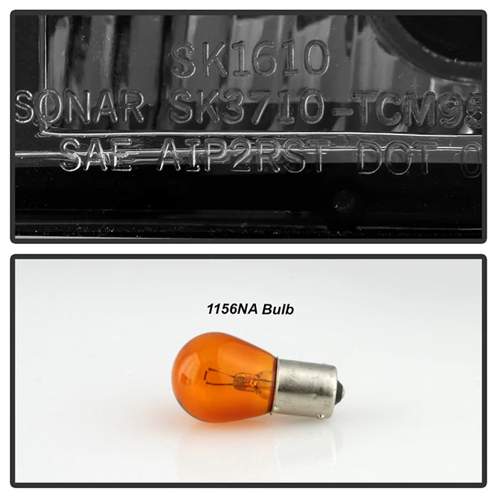 Spyder Red Smoke LED Tail Lights for Tacoma (1995-2000)