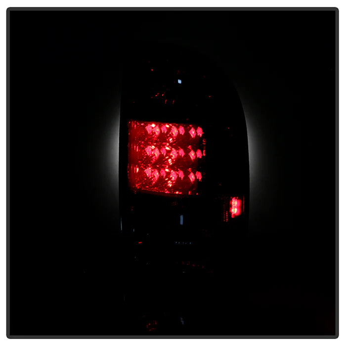 Spyder Red Smoke LED Tail Lights for Tacoma (1995-2000)