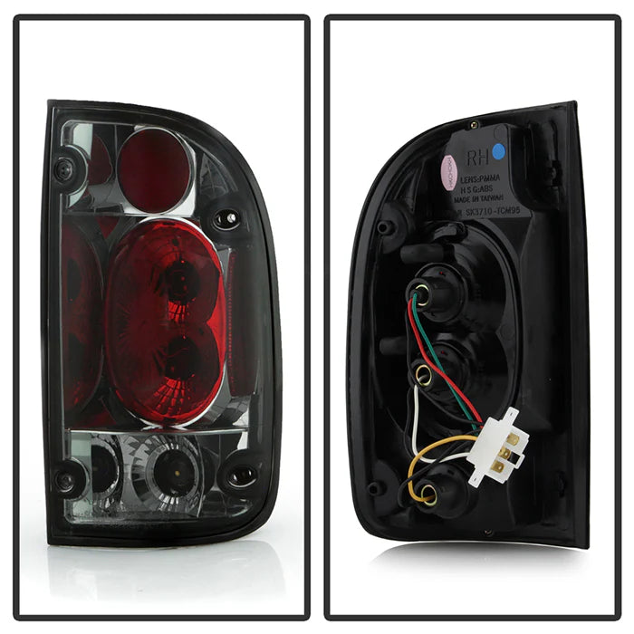Spyder Smoke Euro Style Tail Lights for Tacoma (1995-2000)